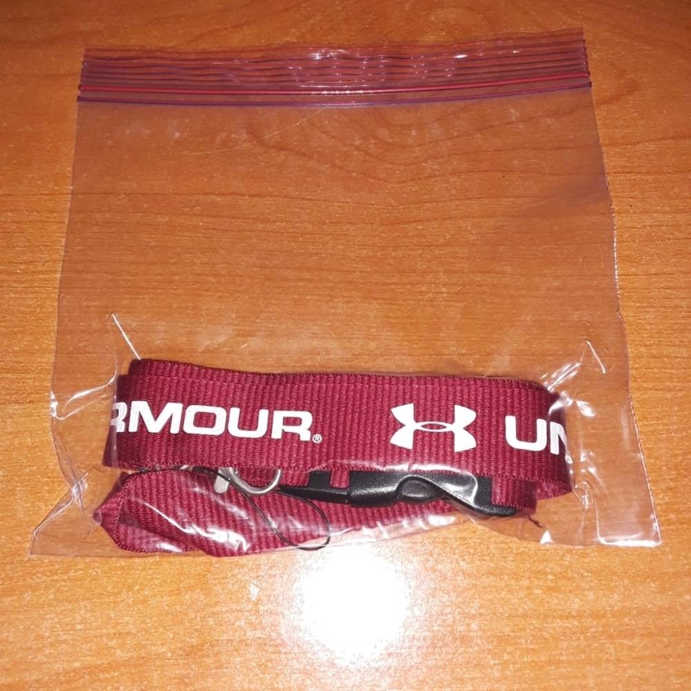 Brand New Under Armour Purple Logo Lanyard - Picture 4 of 6